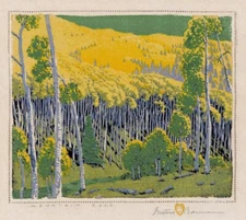 Gustave Baumann : Mountain Gold : 1926 : Archival Art Print