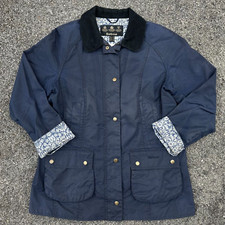 Barbour Harriet Liberty Fabrics Wax Waterproof Country Races Jacket Uk 14