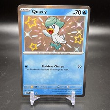 Pokemon - Quaxly  - Shiny Holo Rare - Promo - SVP 082  - NM/M