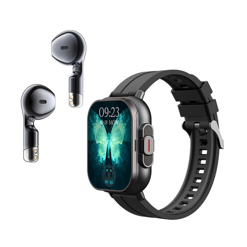 Smartwatch Damen Herren Fitnessuhr Armbanduhr mit Kabellose Bluetooth Kopfhörer - Zdjęcie 23 z 28