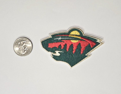 Minnesota Wild Hockey Embroidered Iron On Patch 3.25 X 2 Inch FREE SHIP