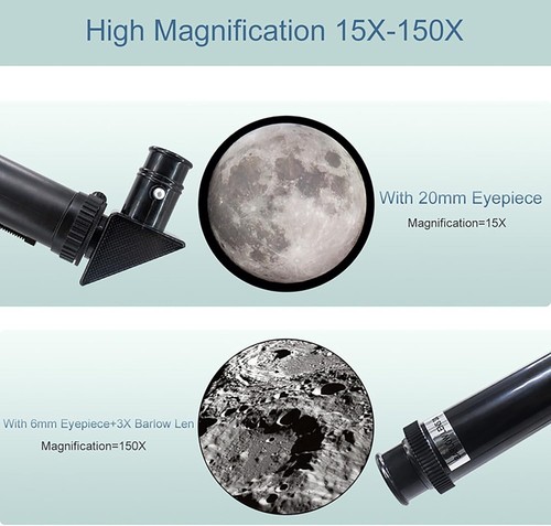 Versatile Travel Telescope - 15X-150X Magnification with Easy Setup & Capture - Picture 5 of 8