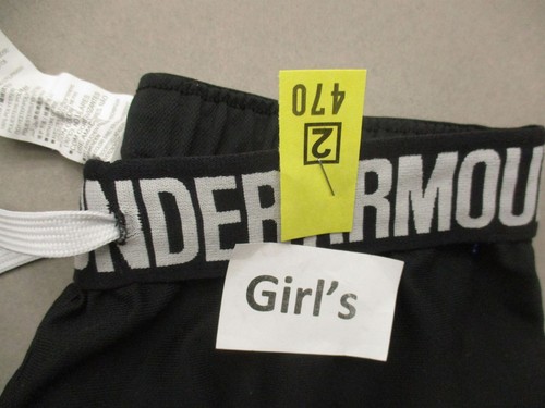 Under Armour HEAT GEAR Size M Girls Stretch Waist Drawstring Running Shorts 470 - Picture 6 of 6