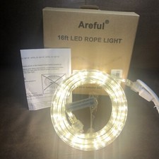 LED Rope Lights Outdoor, 108 LEDs 16Ft Connectable and Flexible Strip Lights ...