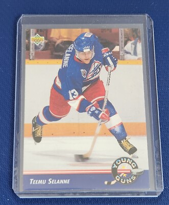 1992-93 Upper Deck Young Guns #574 Teemu Selanne Rookie