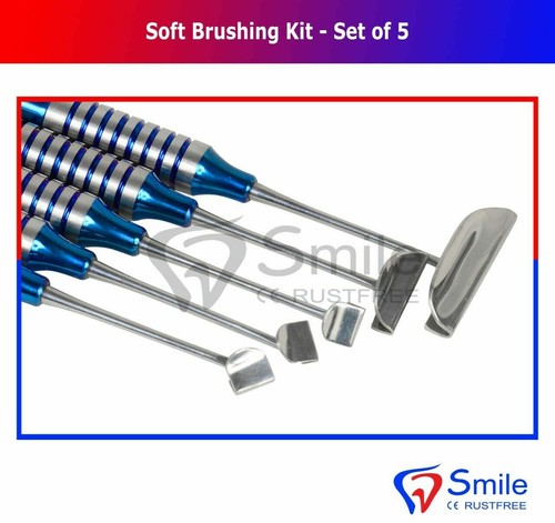 Soft Brushing Kit 5er Set Zahnimplantat Chirurgie Instrumente mit gratis Kassette - Bild 3 von 5