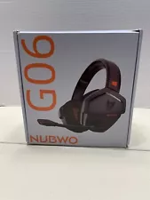 NUBWO GO6 Orange Wireless Gaming Headset w/Microphone