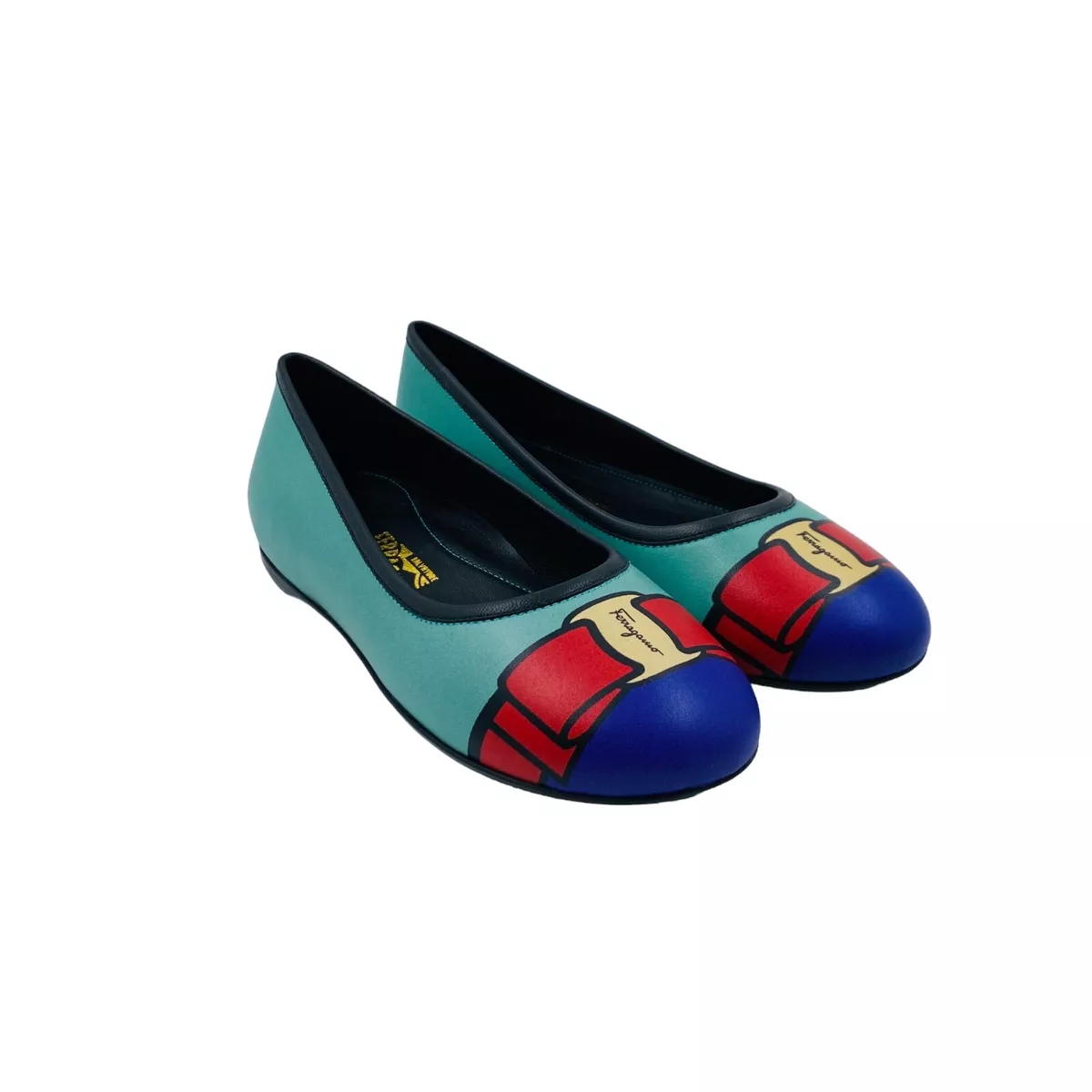 Ferragamo top flat shoes