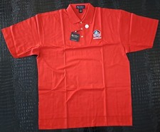 Pro Football Hall of Fame Men`s X-Large Canton Ohio Red Polo Byron Nelson NWT