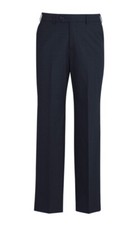 Biz Corporates Men's Navy Comfort Wool Stretch Business Pants Size 87