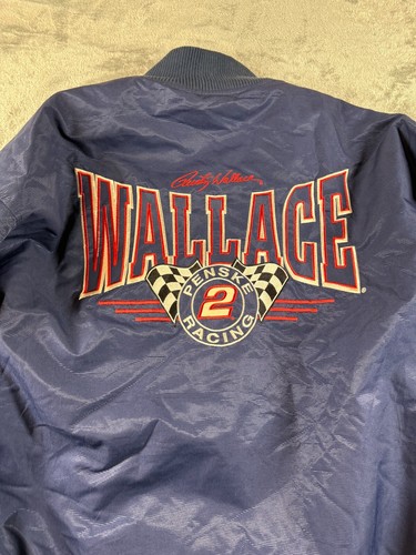 VTG Rusty Wallace Miller Time Chase Authentics NASCAR Team Wallace Jacket XL - Picture 10 of 10