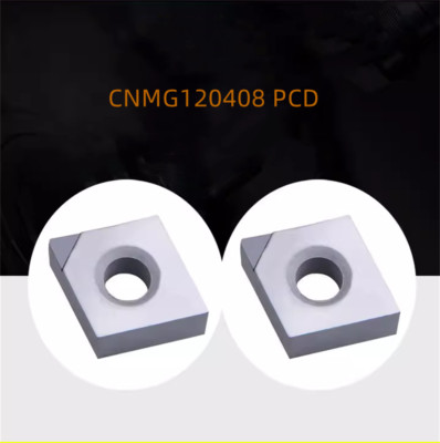 2pcs CNMG120408 PCD CNMG432 PCD CNC Carbide Inserts for aluminum aluminum alloy