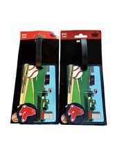 MLB Boston Red Sox Luggage Tag Travel Bag ID Golf Tag Fenway Park Logo-Set of 2