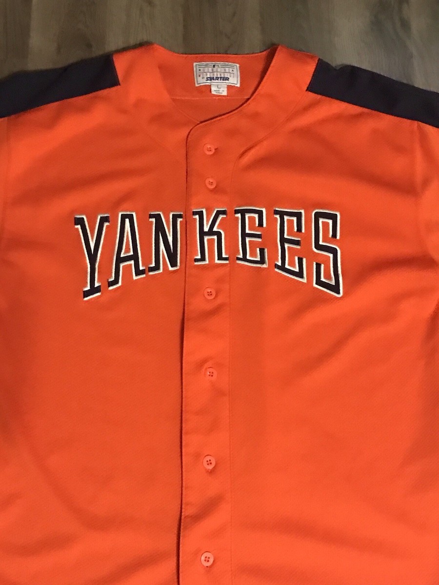 ビンテージ　ニューヨーク・ヤンキース ジャケット Lサイズ　starter 90s 90年代 ニューヨークヤンキース 野球 MLB スタジャン