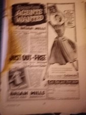 Sa42 Ephemera 1950s advert Brian Mills agents catalogue f