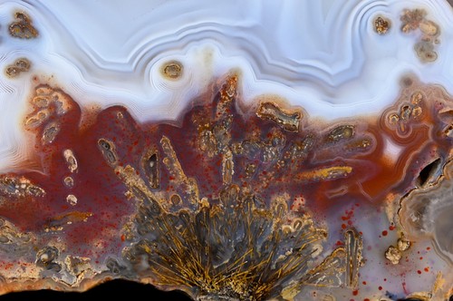 Wunderschöner Achat/ Agate from Malawi with Parallax, Fundstelle Ngabu. - Bild 3 von 7