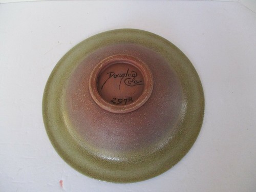 Douglas Cole Art Pottery Bowl, Large Shallow Stoneware #2574 Unique Handthrown - Picture 4 of 6