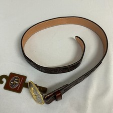 3D Belt Company Belt Boys Size 28 Genuine Leather D4202 Rodeo Buckle