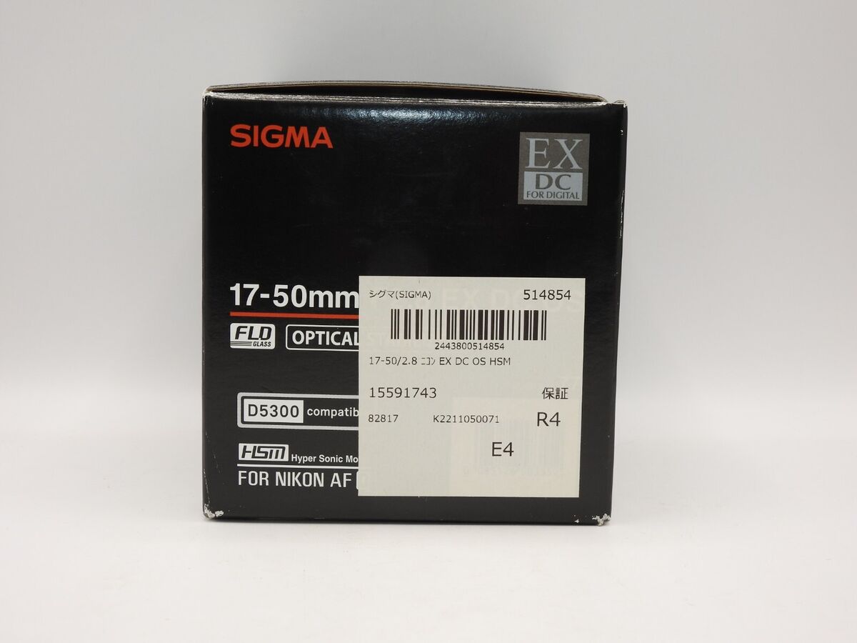 【美品】SIGMA 17-50mm F2.8 EX DC OS Amazon.com : Sigma 17-50mm F2.8 EX DC Large Aperture