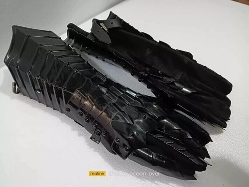 Guanteletes Fantasía Nazgul Medieval Guantes Armadura Rey Bruja Halloween Artículo Regalo. - Imagen 6 de 8
