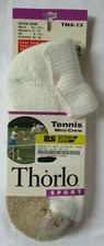 VINTAGE THORLO SPORT TENNIS MINI-CREW SOCKS TMX-13 - NWT