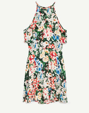 Zara floral mini dress Size M