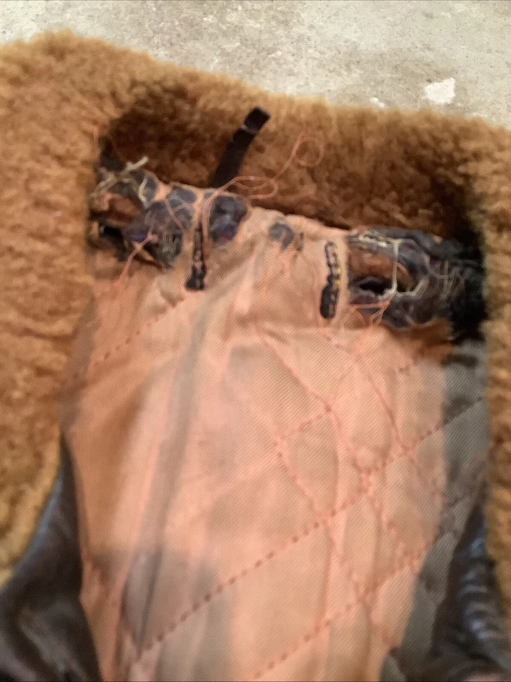 Chaqueta de Colección Sears Hercules Ropa Exterior Hombre’s L 50s Piel de Caballo Civil M422A A2 Foto 2 de 4