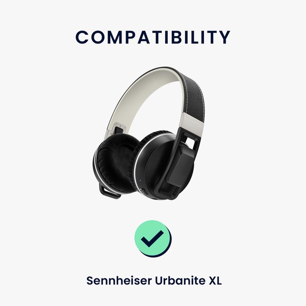 2x Earpads for Sennheiser Urbanite XL in PU Leather - image 2
