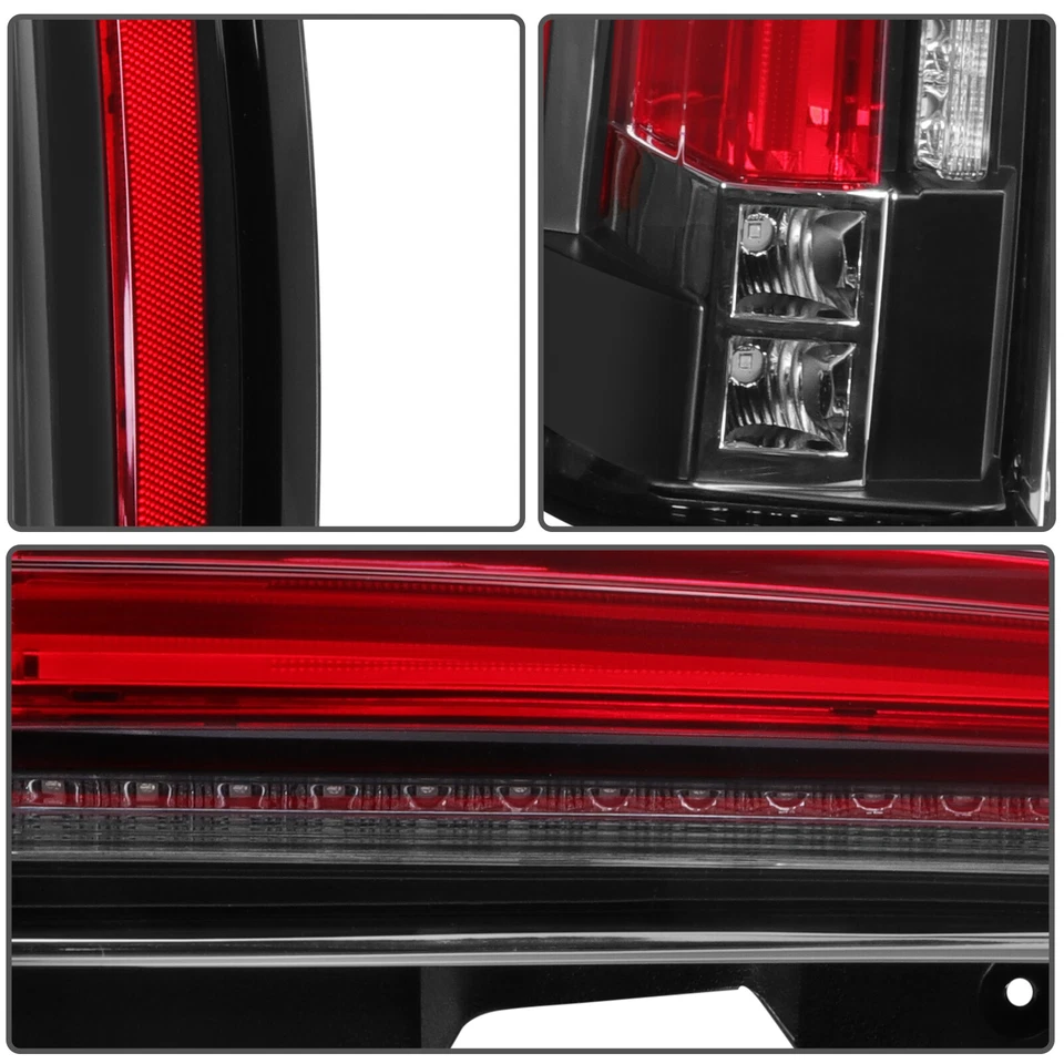 2PCS/Pair LED Tail Light Assy For 2007-2014 GMC Yukon / Chevy Tahoe / Suburban — 第 4/4 张图片