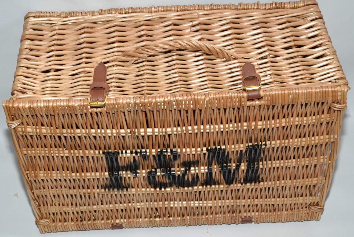 FORTNUM & MASON F&M LONDON TRADITIONAL WICKER PICNIC HAMPER PICNIC
