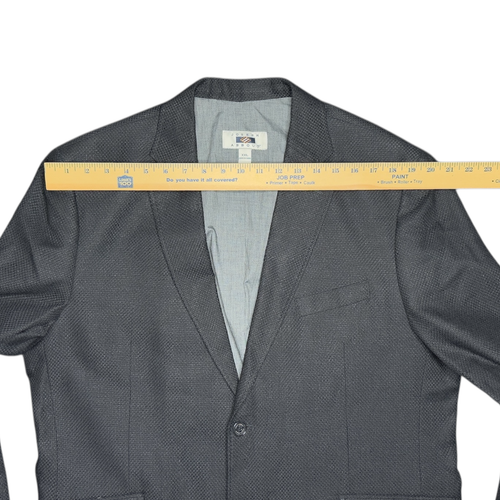 Joseph Abboud Men's XXL Recent 2 Button Linen Cotton Blazer Sport Coat Black - Picture 7 of 12