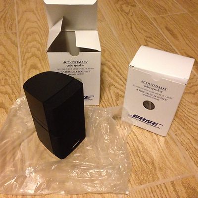 2 X Bose double cube speakers Black In Color Barely Used In Original Box