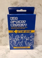Kids Against Maturity LETS GO Edition* Travel Game* 200 Cards* New*FREE SHIPPING