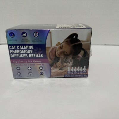 Cat Calming Pheromone Differsure Refills, 6 Refills, New, Free Shipping