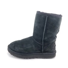 UGG Australia Classic Short II Sheepskin Winter Boots Womens Size 7 EUR 38 Black