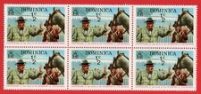 Product Image: 1974 Dominica Birth Centenary Winston Churchill ½C Block of 6 