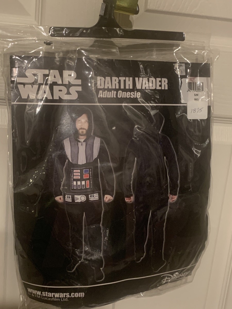 NIP Star Wars Darth Vader Jumpsuit Sleeper Costume Adult Size S/M