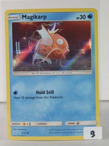 Magikarp - Detective Pikachu - 8/18 - Holo Foil - B - Imagen 2 de 5
