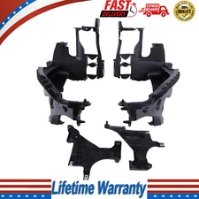 Fit For 2013-2016 Audi A4 B8.5 S4 4PCS Left Right Headlight Mount Brackets Bases