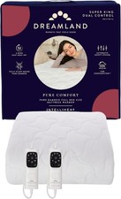 Dreamland 26050 100% Bamboo Electric Blanket Super King Mattress Warmer White