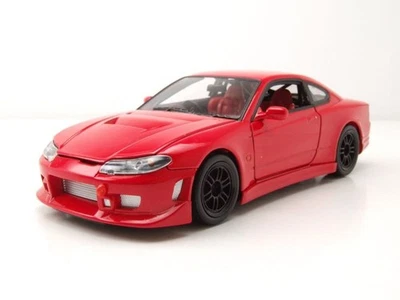 Nissan Silvia S-15 1999 rot Modellauto 1:24 Welly - Bild 1 von 4