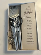 Heartfelt 22-Inch Wind Chime with Thank You Message - Perfect Gift of Gratitude