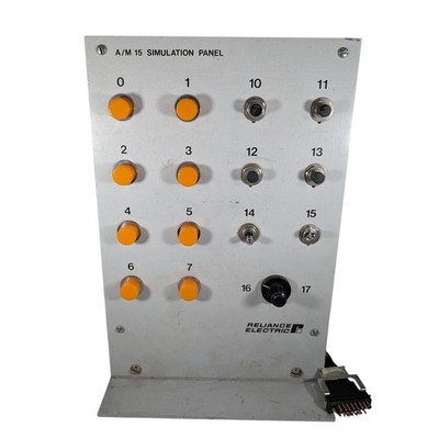 Reliance Electric A/M 15 Simulation Panel Industrial Training Control Automation