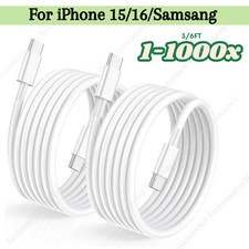 100W USB-C to USB C Type-C Fast Charging Data SYNC Charger Cable Cord 3/6/FT lot