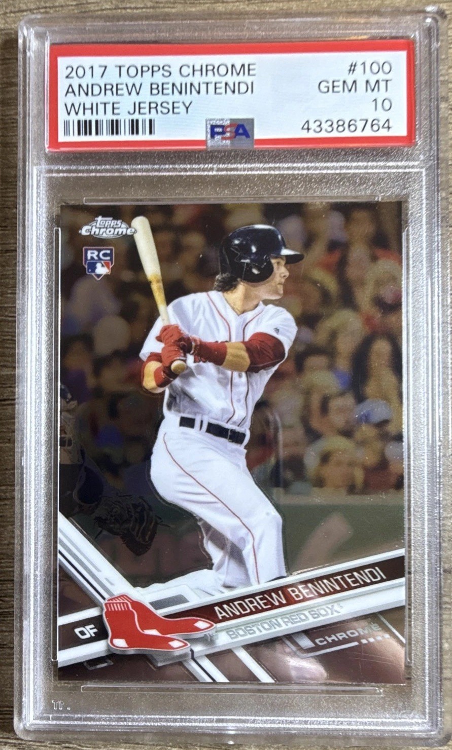 2017 Topps Chrome - Andrew Benintendi #100 (RC) PSA 10