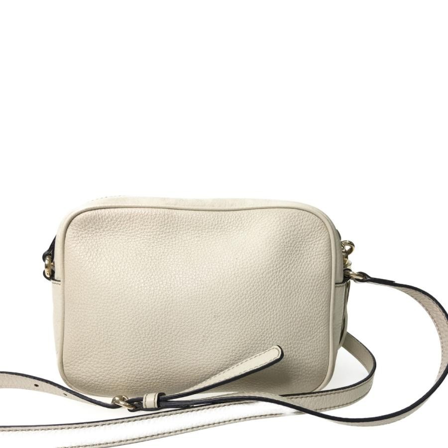 GUCCI Soho Interlocking G Small Disco Bag Shoulder Bag 308364 White W22cm H15cm image 6