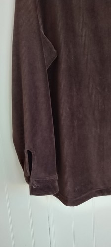 Charter Club Zipped Jacket Brown Corduroy Size Large - Picture 3 of 7