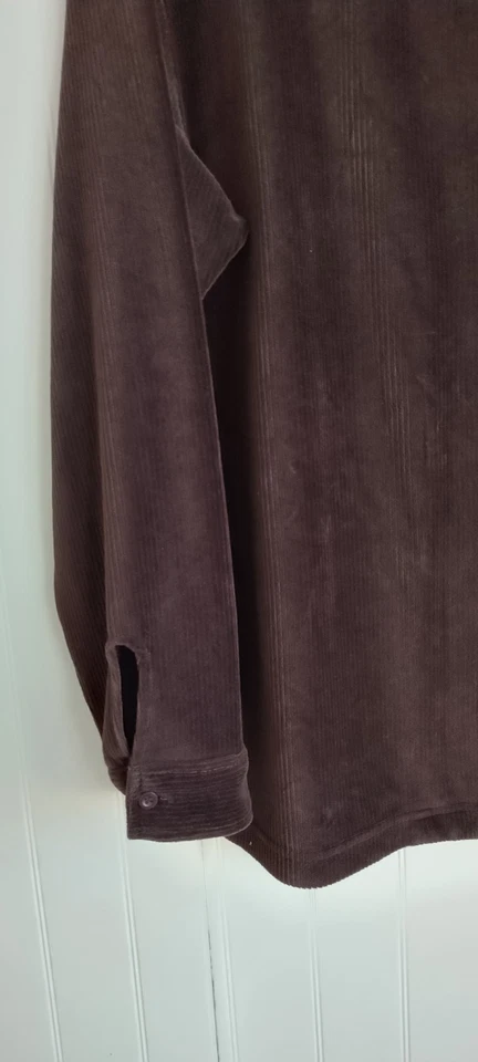 Charter Club Zipped Jacket Brown Corduroy Size Large - Image 3 of 4