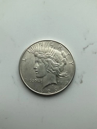 1926-S Peace Silver Dollar Better Date AU Details Nice Eye Appeal