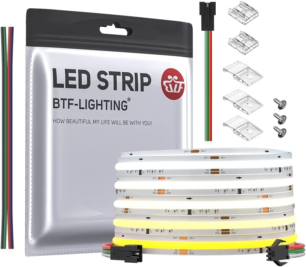 Crea Atmosfere Magiche con FCOB CCT WS2811 LED 576 LED/m 24V